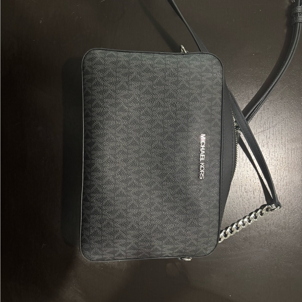 Michael Kors Gray Messenger Bag